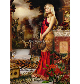 Decoupage Queen Howard David Johnson - Celtic Warrior Queen Boudica A4