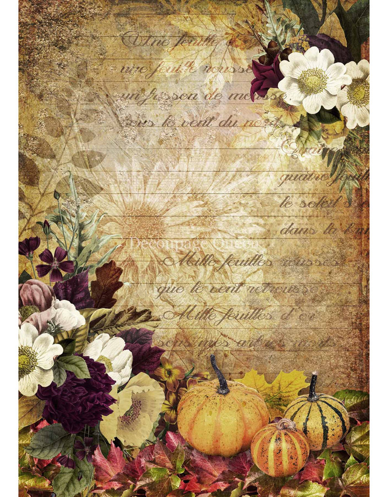 Decoupage Queen Autumn Message A4