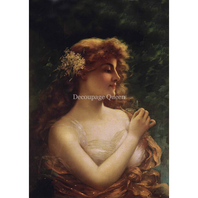 Decoupage Queen Emile Vernon The Dragonfly A4