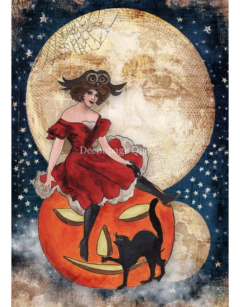 Decoupage Queen Vintage Witch A4