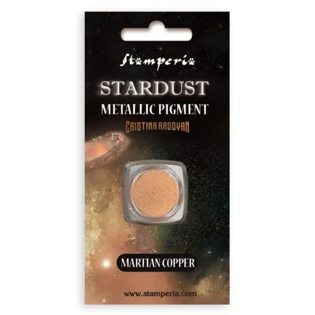 Stamperia Stardust Pigment gr 0,5 - Martian copper