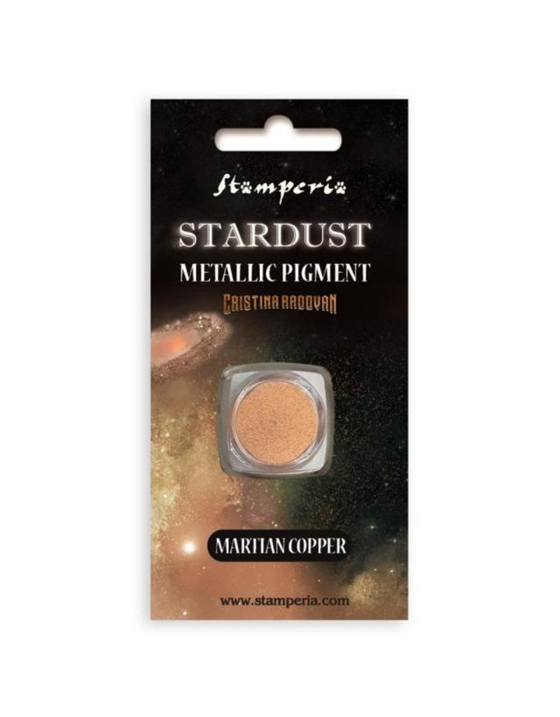 Stamperia Stardust Pigment gr 0,5 - Martian copper