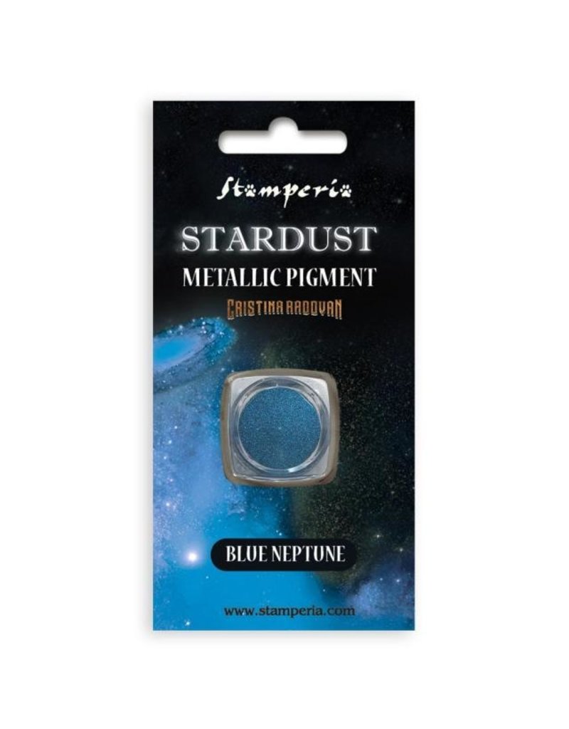 Stamperia Stardust Pigment gr 0,5 - Blue neptune