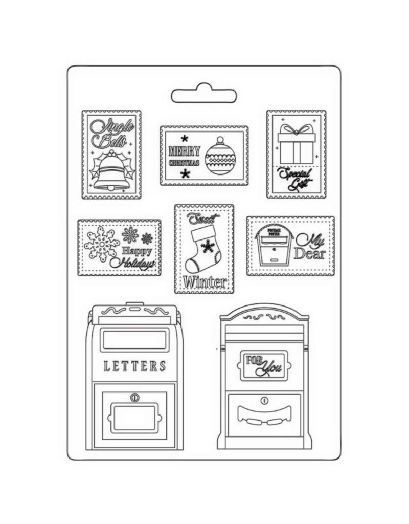 Stamperia Soft Mould A5 - Letter and stamps