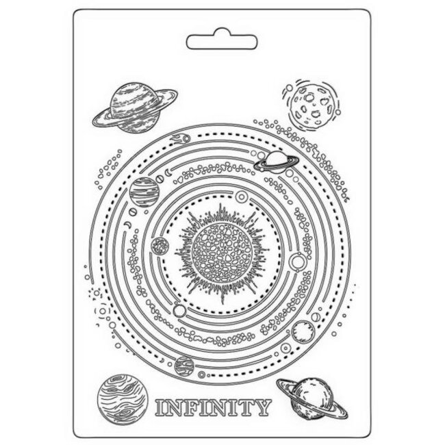 Stamperia Soft Mould A5 - Cosmos Infinity