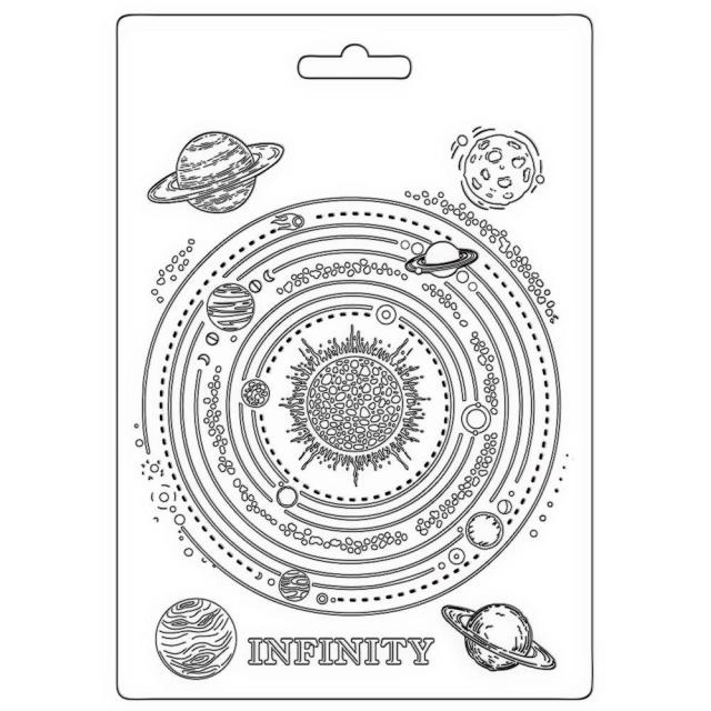 Stamperia Soft Mould A5 - Cosmos Infinity