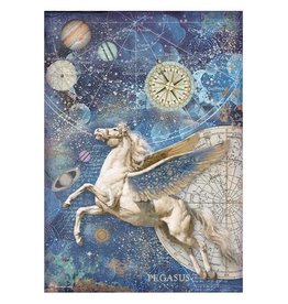 Stamperia A4 Rice paper packed - Cosmos Infinity Pegasus