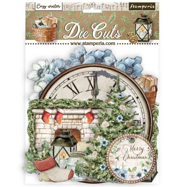 Stamperia Die cuts assorted - Romantic Cozy winter