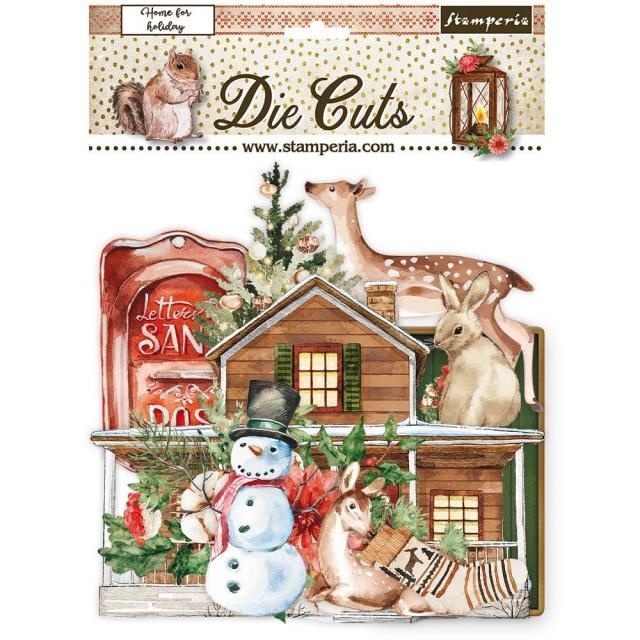 Stamperia Die cuts assorted - Romantic Home for the holidays