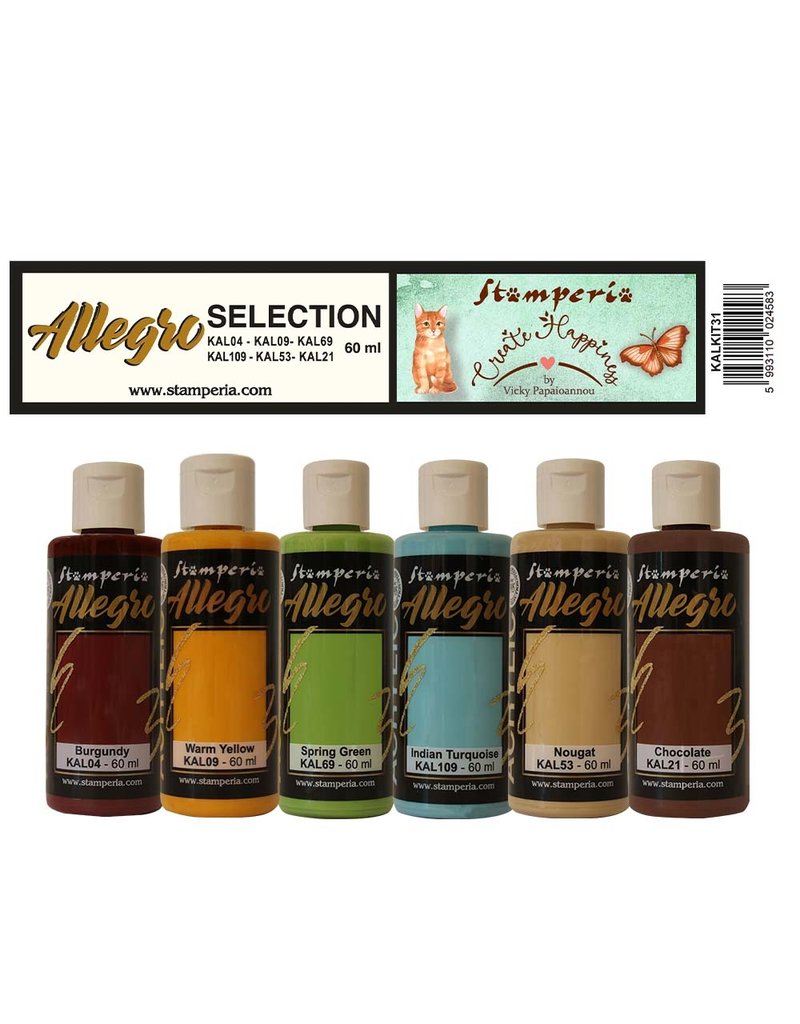 Stamperia Kit 6 Allegro selection Create Happiness 2