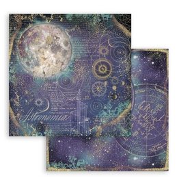 Stamperia Scrapbooking Double face sheet - Cosmos Infinity astronomy