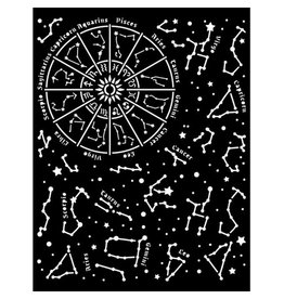 Stamperia Thick stencil cm 20X25 - Cosmos Infinity constellation