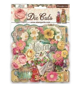 Stamperia Die cuts assorted - Rose parfum