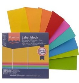 Florence • Labelblok 216g Brights