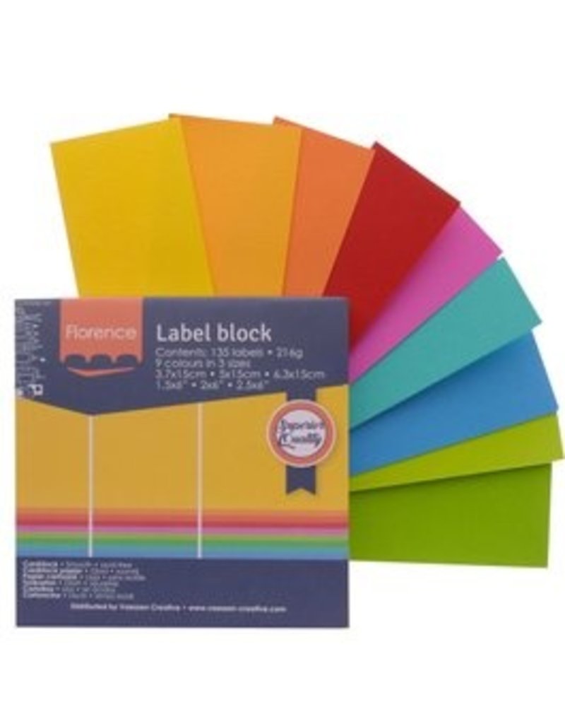 Florence • Labelblok 216g Brights