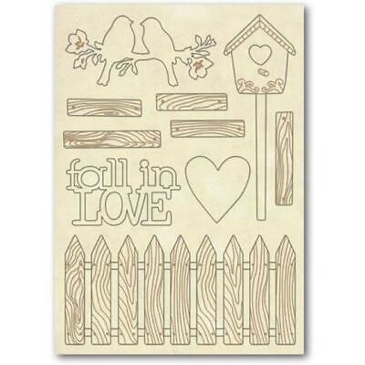 Stamperia Wooden frames A5 size -Fall in Love