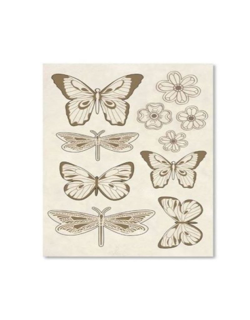 Stamperia Wooden frames A5 size - Butterflies