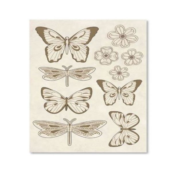 Stamperia Wooden frames A5 size - Butterflies