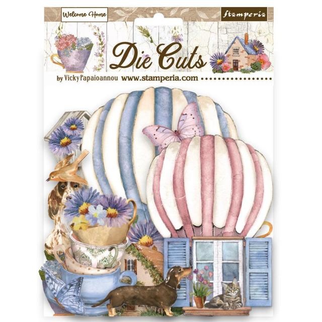 Stamperia Die cuts assorted - Create Happiness Welcome Home