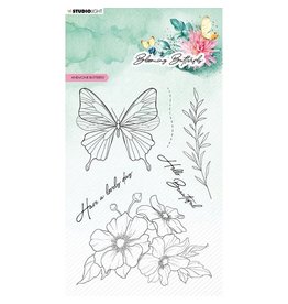 Studio Light Studio Light • Blooming Butterfly Clear Stempels