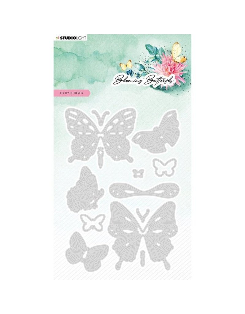 Studio Light Studio Light • Blooming Butterfly Snijmallen Fly Fly Butterfly