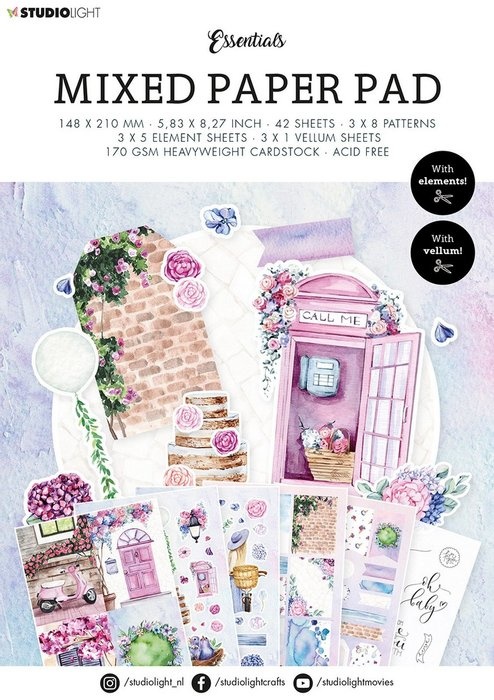 Studio Light Studio Light • Essentials mixed paper pad nr.15