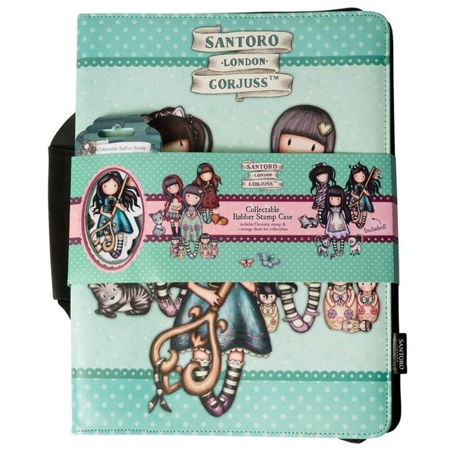Gorjuss  Gorjuss Storage Case + Curiosity Stamp & Pocket Sheet