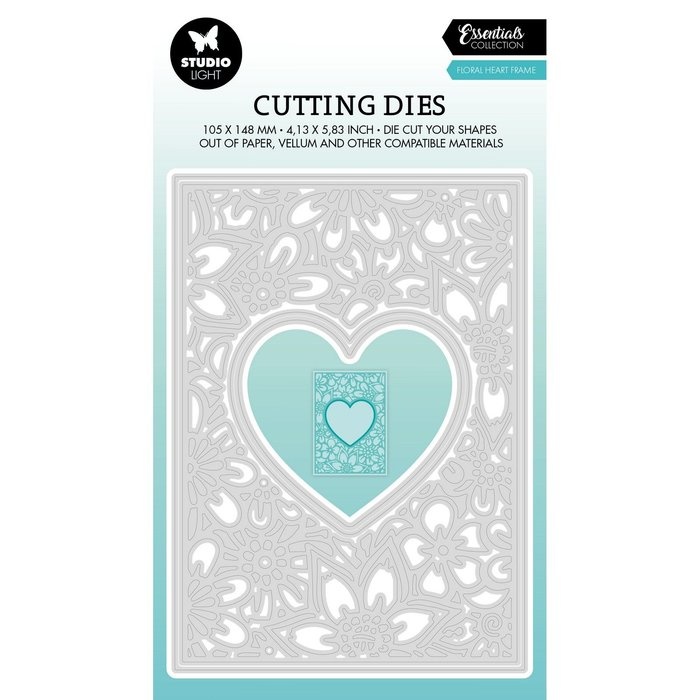 Studio Light Studio Light • Essentials Cutting Die Floral Heart Frame