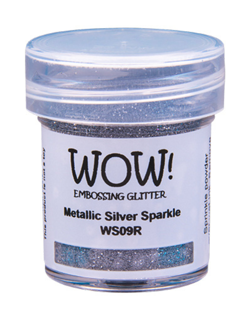 WOW! Wow Embossing Glitters, Metallic Silver Sparkle