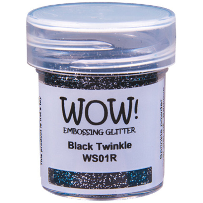 WOW! Wow Embossing Glitters, Black Twinkle
