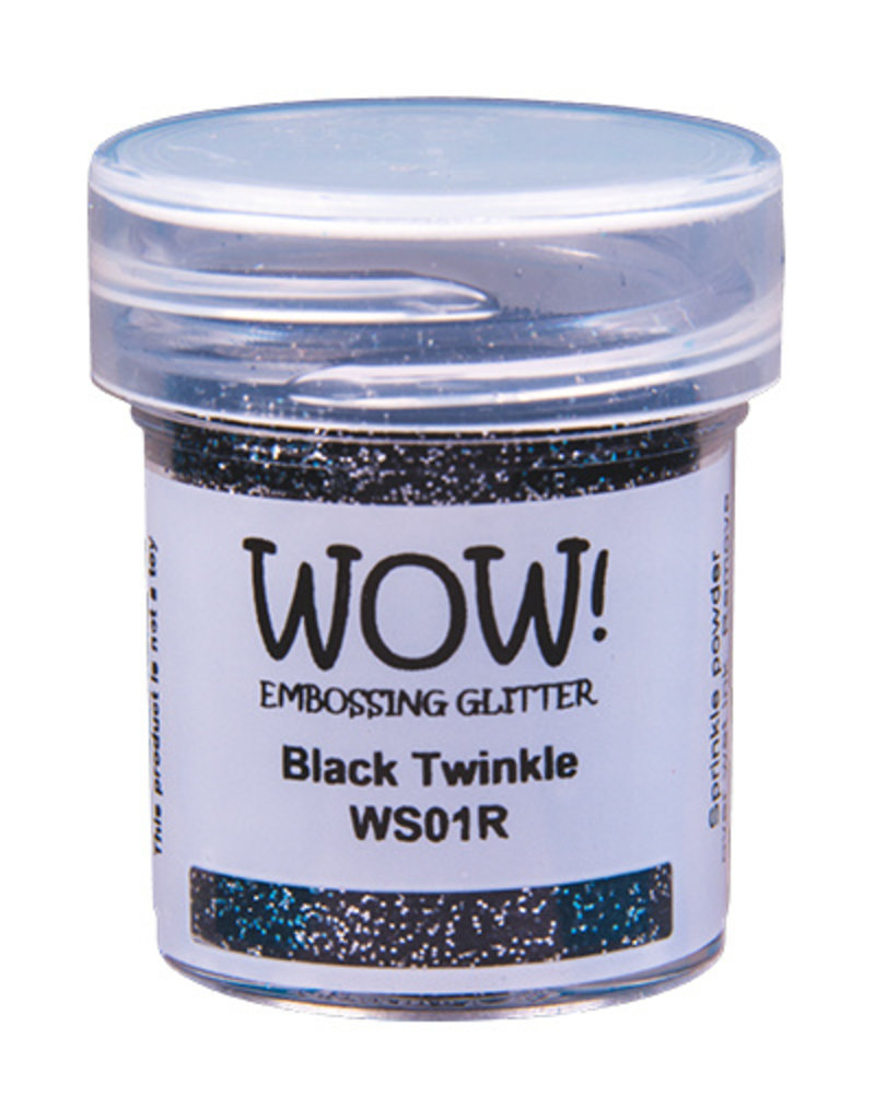 WOW! Wow Embossing Glitters, Black Twinkle