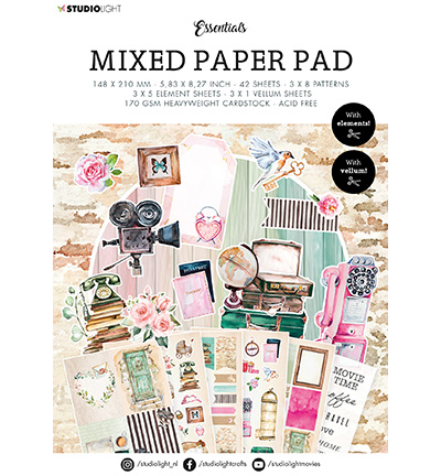 Studio Light SL Mixed Paper Pad Lovely Vintage Essentials nr.22