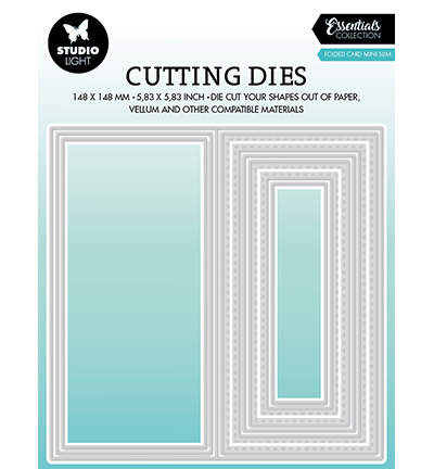 Studio Light SL Cutting Dies Folded card mini slimline Essentials nr.439