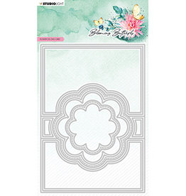 Studio Light SL Cutting Die Flower zigzag card Blooming Butterﬂy nr.489