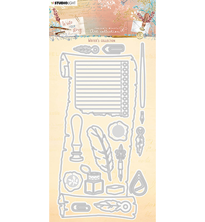Studio Light JMA Cutting Die Writer's collection Write Your Story nr.203