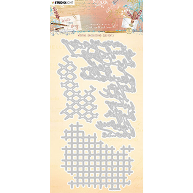 Studio Light JMA Cutting Die Writing background elements Write Your Story nr.201