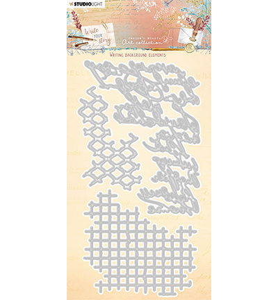 Studio Light JMA Cutting Die Writing background elements Write Your Story nr.201