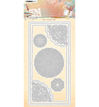 Studio Light JMA Cutting Die Doily slimline card Write Your Story nr.200
