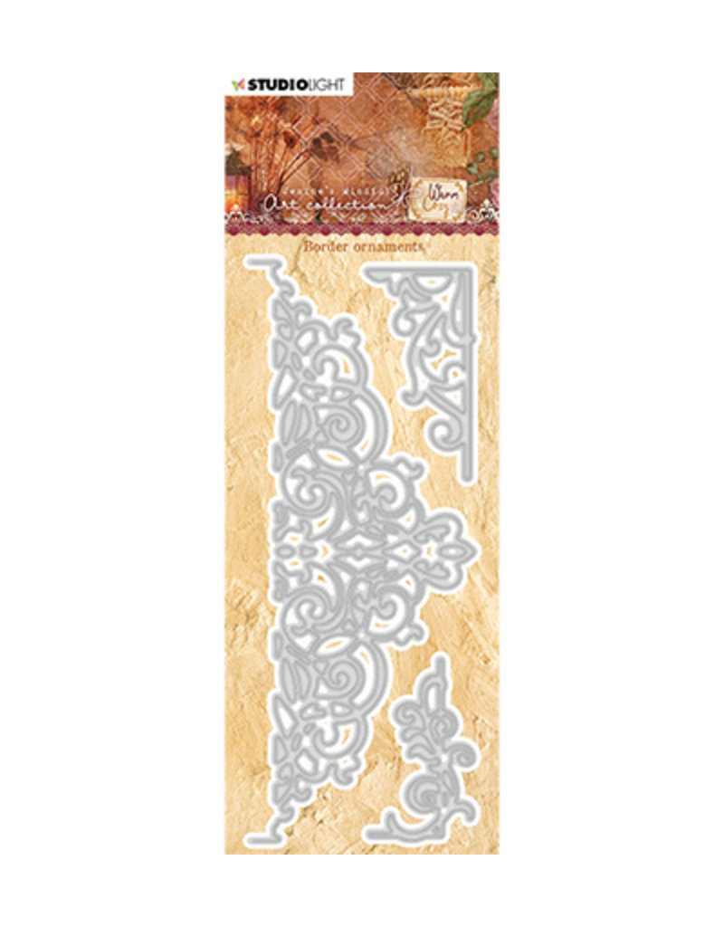 Studio Light JMA Cutting Die Border ornaments Warm & Cozy 59x149mm nr.90