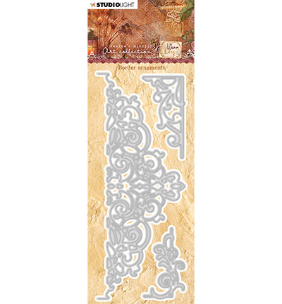Studio Light JMA Cutting Die Border ornaments Warm & Cozy 59x149mm nr.90