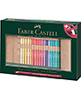 Faber Castell Roletui FC Polychromos potloden 34st., 3x graﬁet- potloden 9000, 30 polychromos