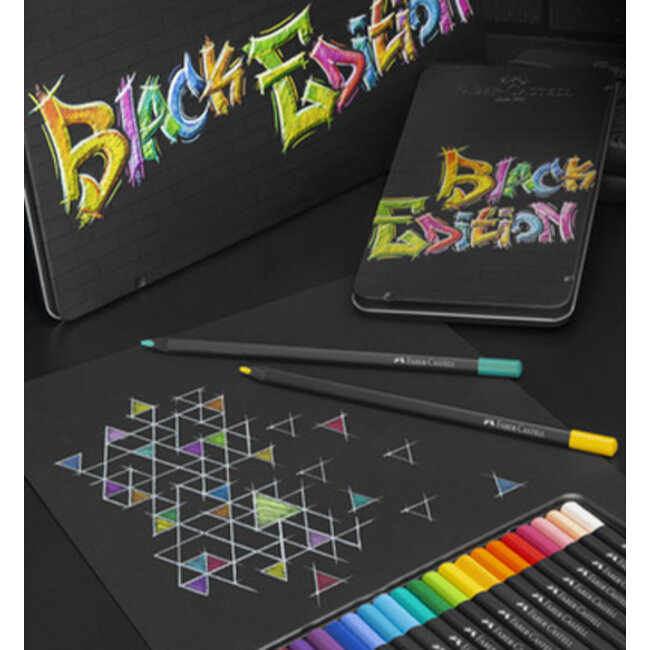Faber Castell Kleurpotlood FC Black Ed. 36st. In bliketui