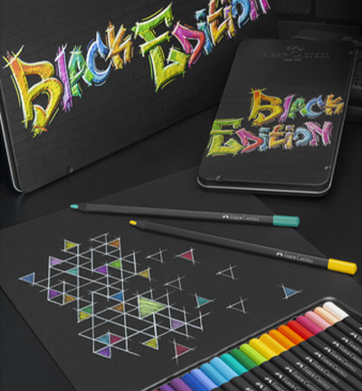 Faber Castell Kleurpotlood FC Black Ed. 36st. In bliketui