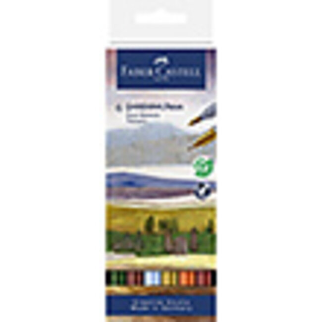 Faber Castell Duo aquarelmarker FC Goldfaber etui 6st. Tuscany kleur nrs: 267, 283, 446, 269,