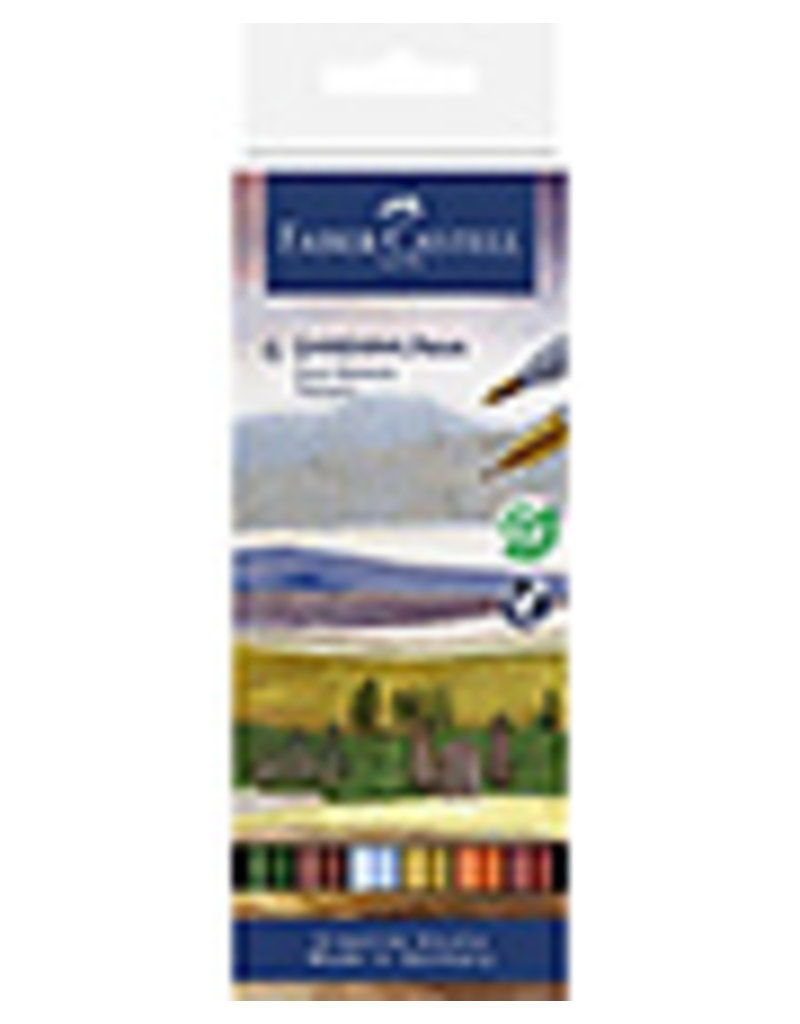 faber Castell Duo aquarelmarker FC Goldfaber etui 6st. Tuscany kleur nrs: 267, 283, 446, 269,