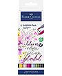 Faber Castell Duo aquarelmarker FC Goldfaber etui 6st. Lettering kleur nrs: 107, 114, 125, 446,