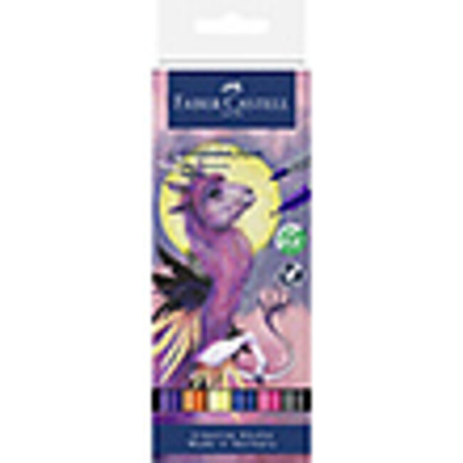 Faber Castell Duo aquarelmarker FC Goldfaber etui 6st. Fantasy kleur nrs: 104, 119, 164, 171,