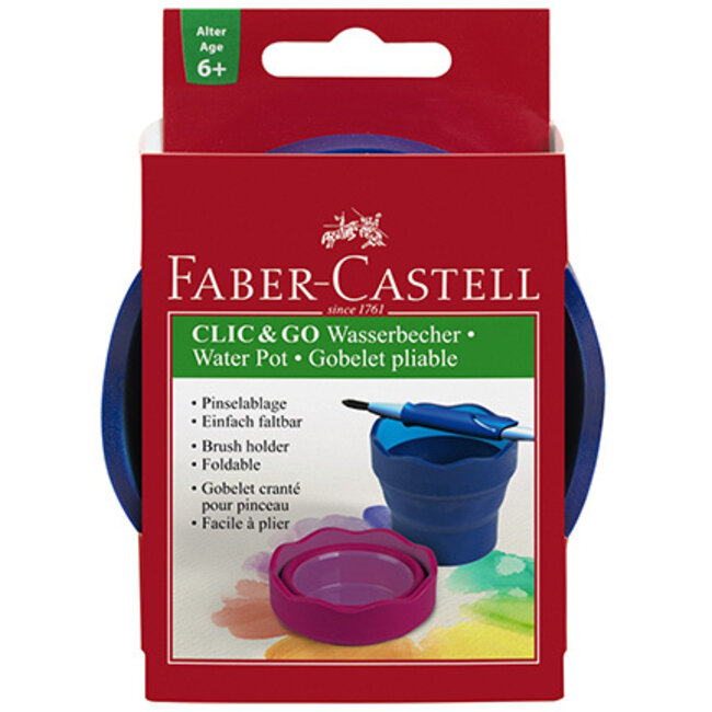 Faber Castell Watercup Clic & Go blauw