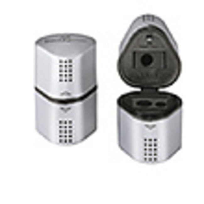 Faber Castell Puntenslijper FC Grip 2001 Trio zilver