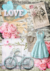Decoupage Queen Decoupage Queen Love is in the Air A4